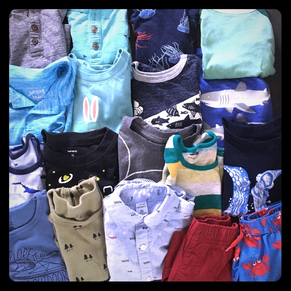 2T 24 MONTH BOYS SUMMER SHIRTS CARTERS OLD NAVY